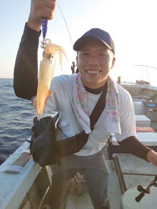夜焚き　イカ釣り