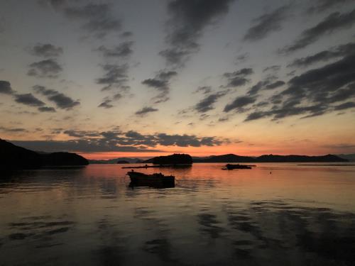 御所浦の夕日⑦