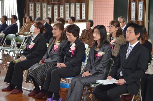 13 3 22 卒業式 その２ 日記 天草市立大江小学校です