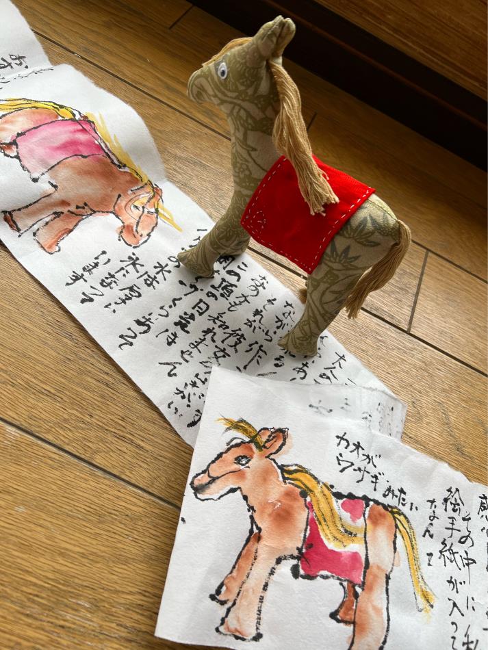 日光東照宮の神馬（しんめ）