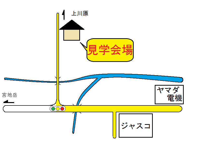 枦宇土見学会案内図