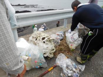 海岸清掃④