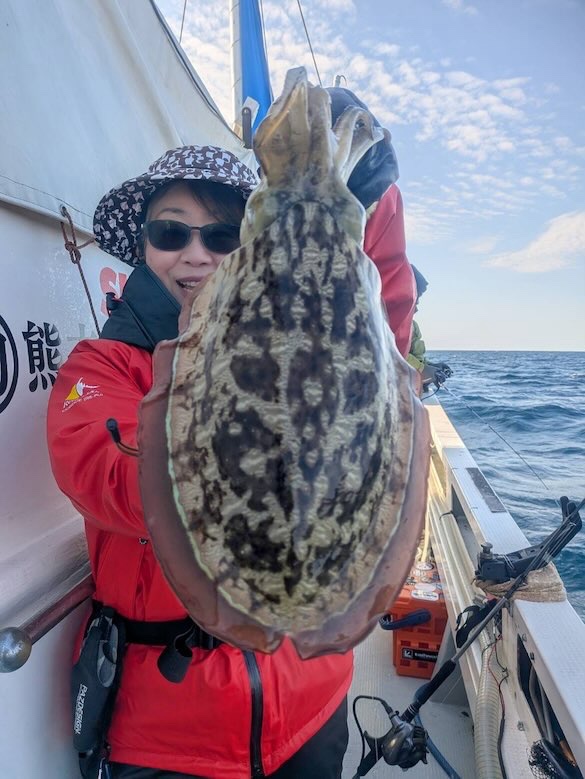 モンゴウイカ釣り