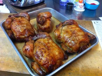 若鶏の丸焼き