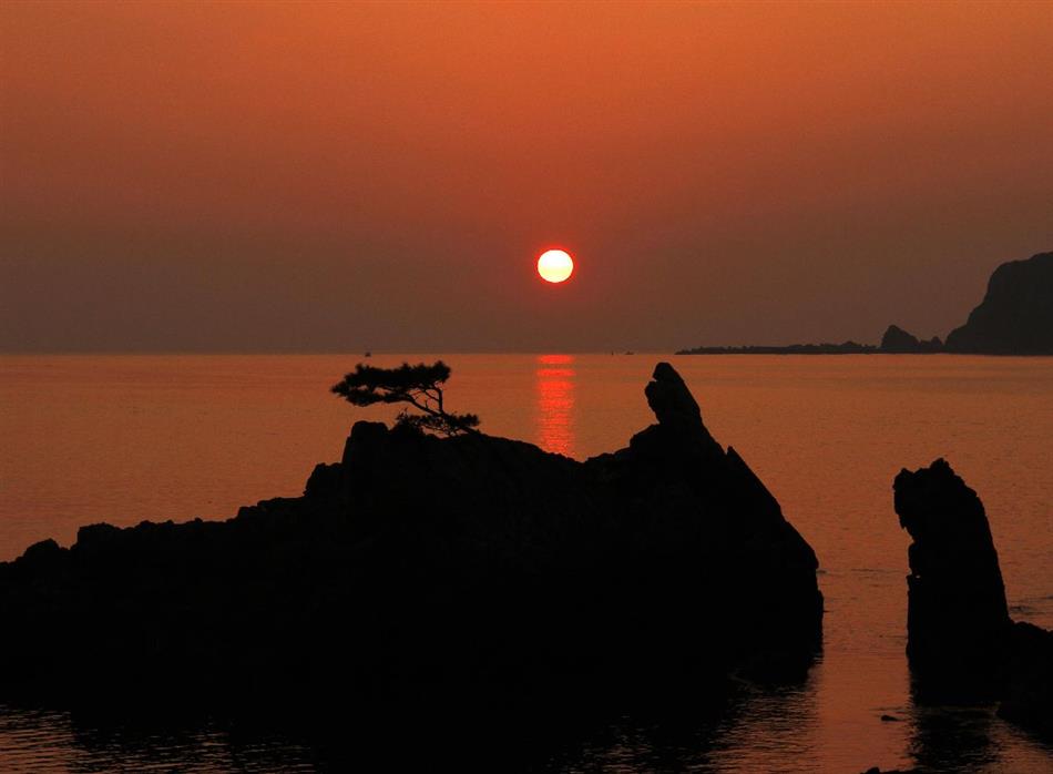 18　入賞９：磯﨑一恆「拝瀬の夕日」