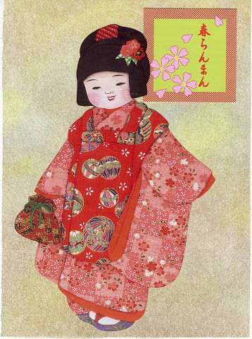 今月の押絵 三月「 春爛漫２ 」