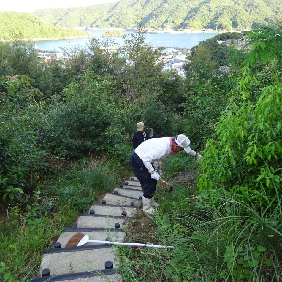 避難所清掃