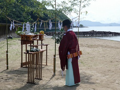 宮司さん神事