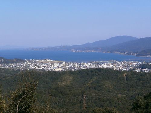 染岳山中腹