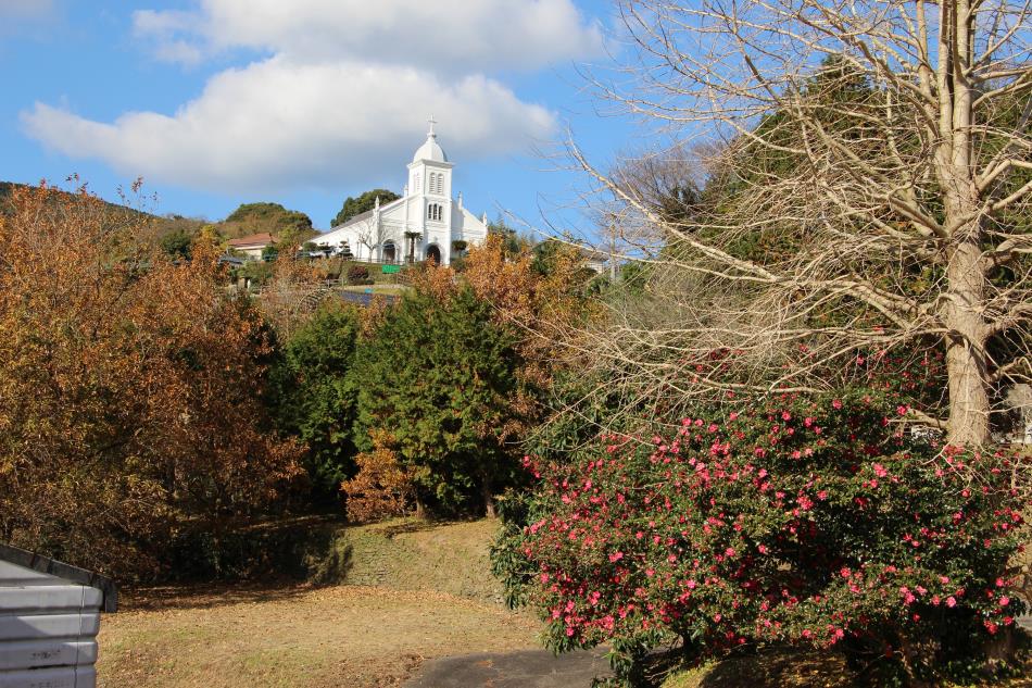 山茶花・天主堂