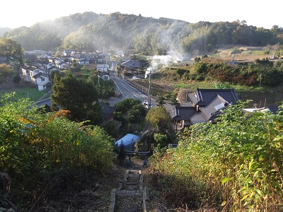 上からの景色