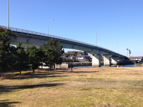 スマホでパチリ　若宮大橋