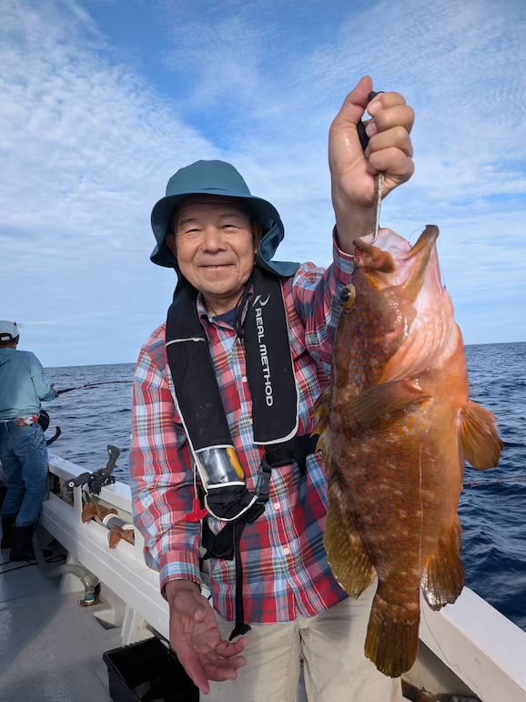 アジの泳がせ　根魚釣り