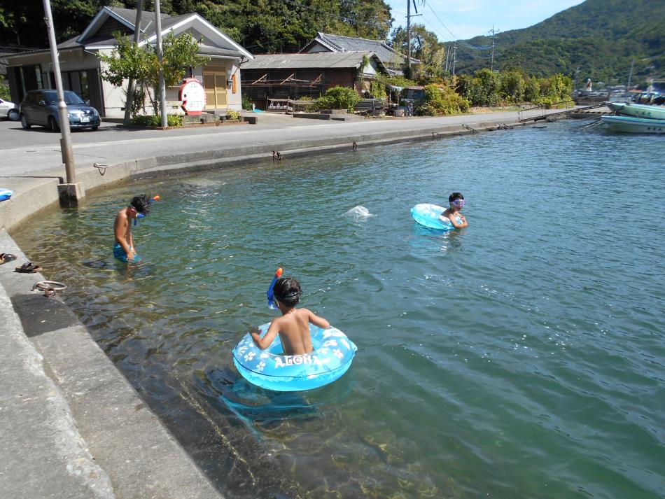 大浦の風景