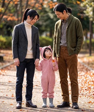 三人
