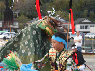 青獅子と