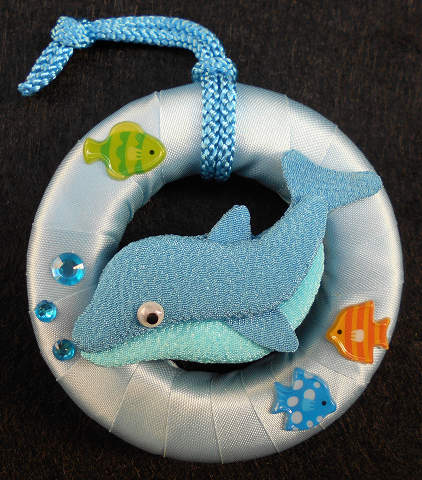 イルカの壁飾り