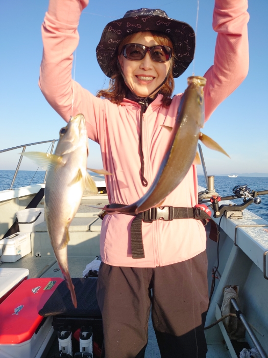 沖アミ五目釣り