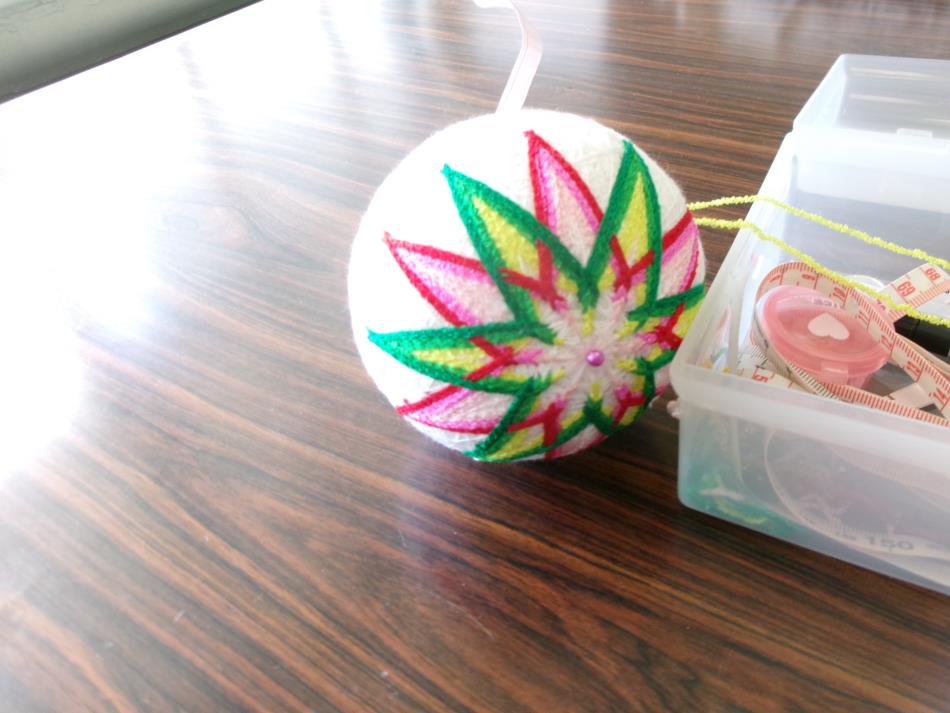 本日は手まり教室です(*^-^*)🌺