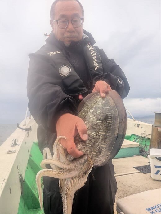 モンゴウイカ釣り