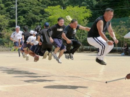 大空へジャンプ