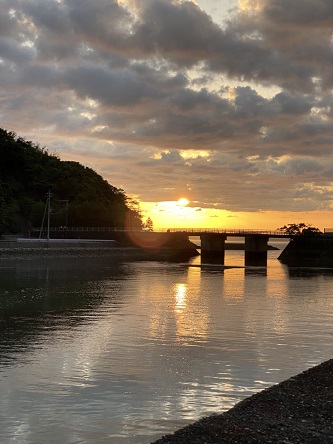 夕日１