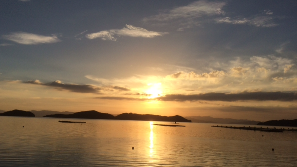 夕日